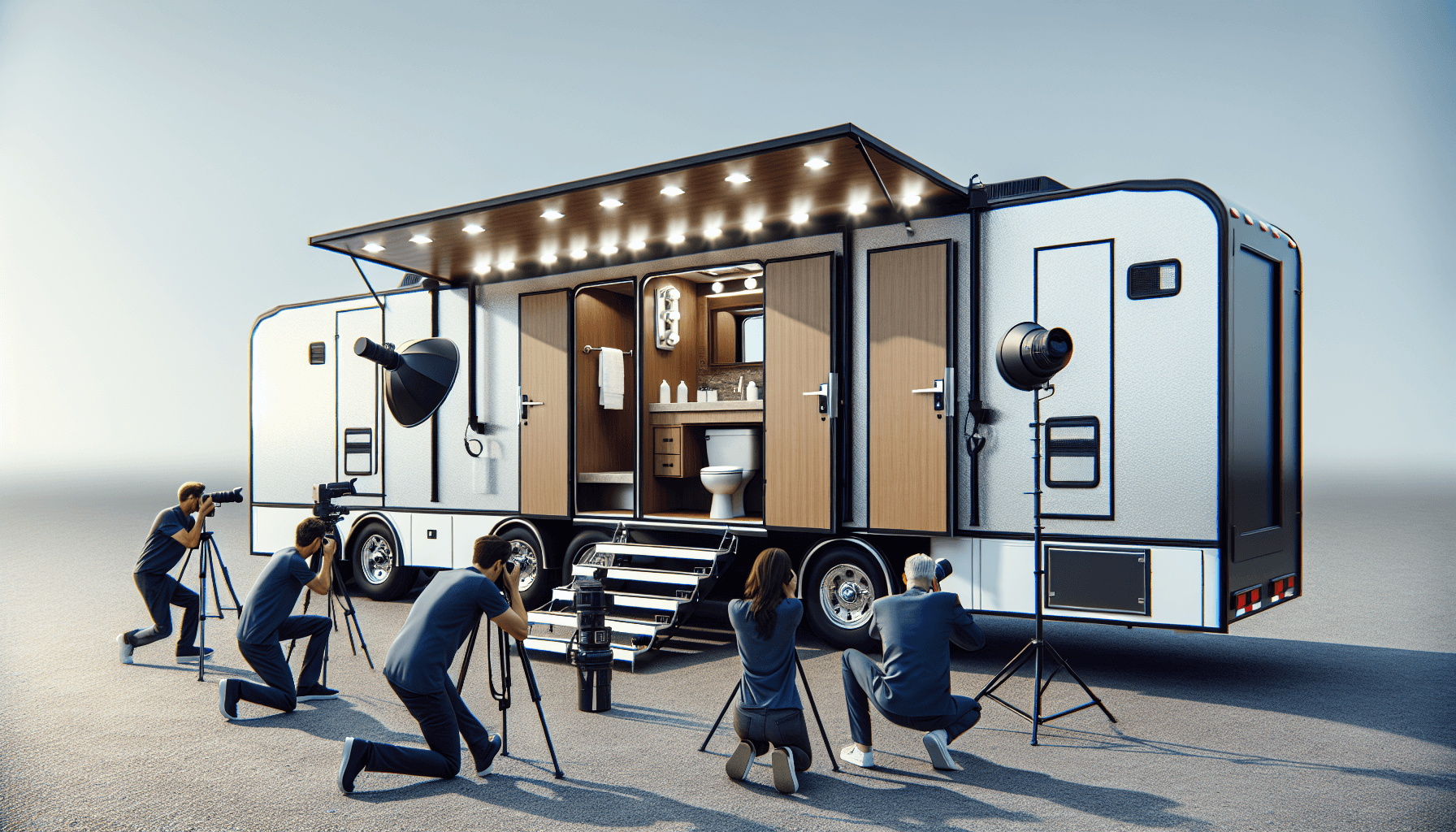 Luxury Mobile Restroom Trailers services
